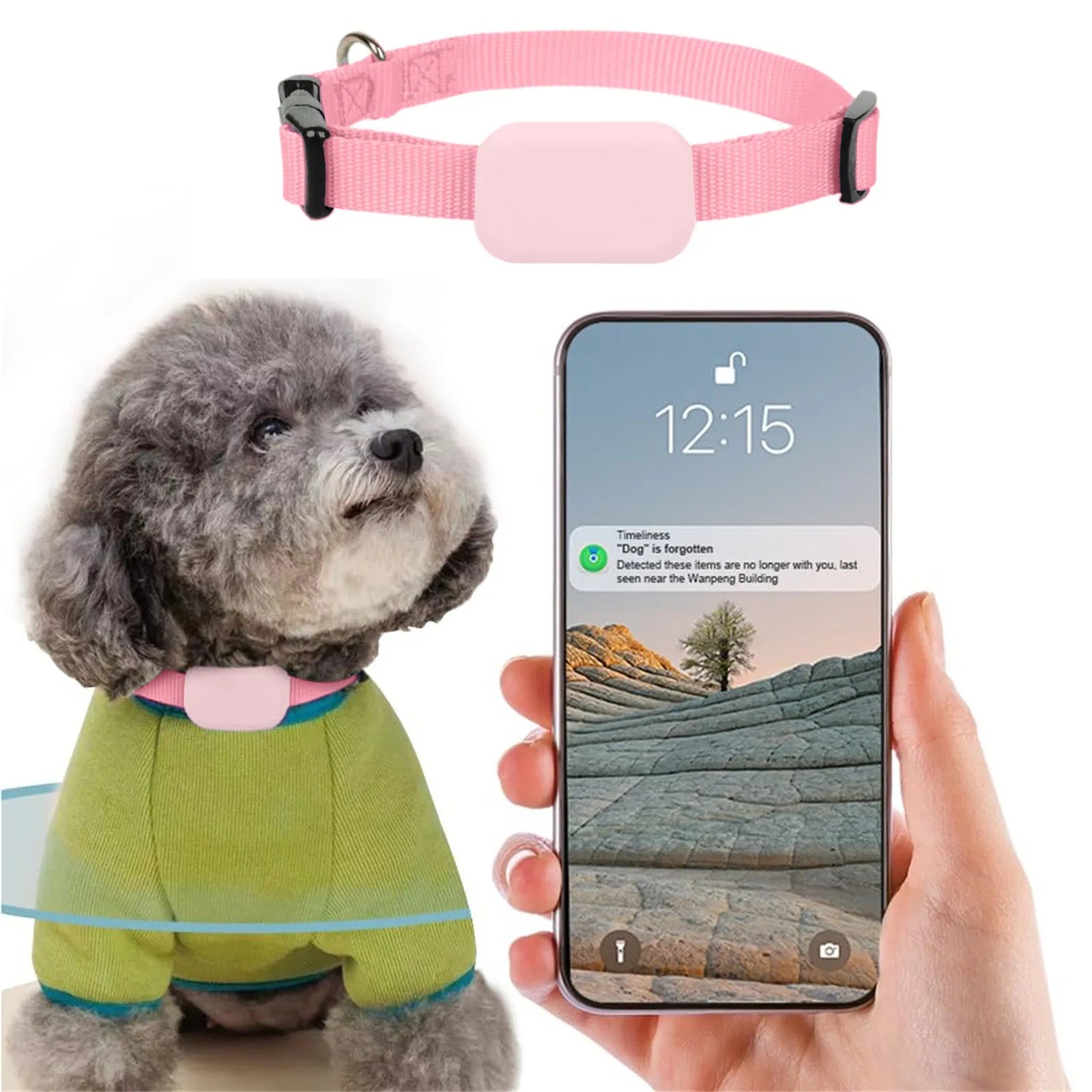 Pet Gps Real-Time Tracking Collar Device Anti-Lost Smart Collar Pet Dog Activity Detection App, Adapted To Ios System
