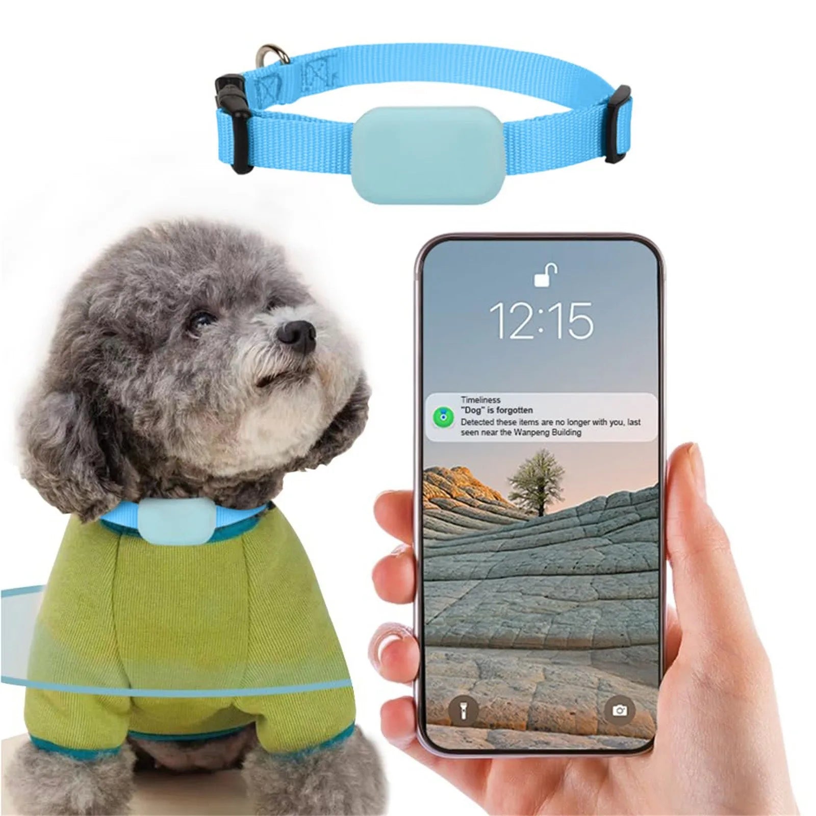 Pet Gps Real-Time Tracking Collar Device Anti-Lost Smart Collar Pet Dog Activity Detection App, Adapted To Ios System