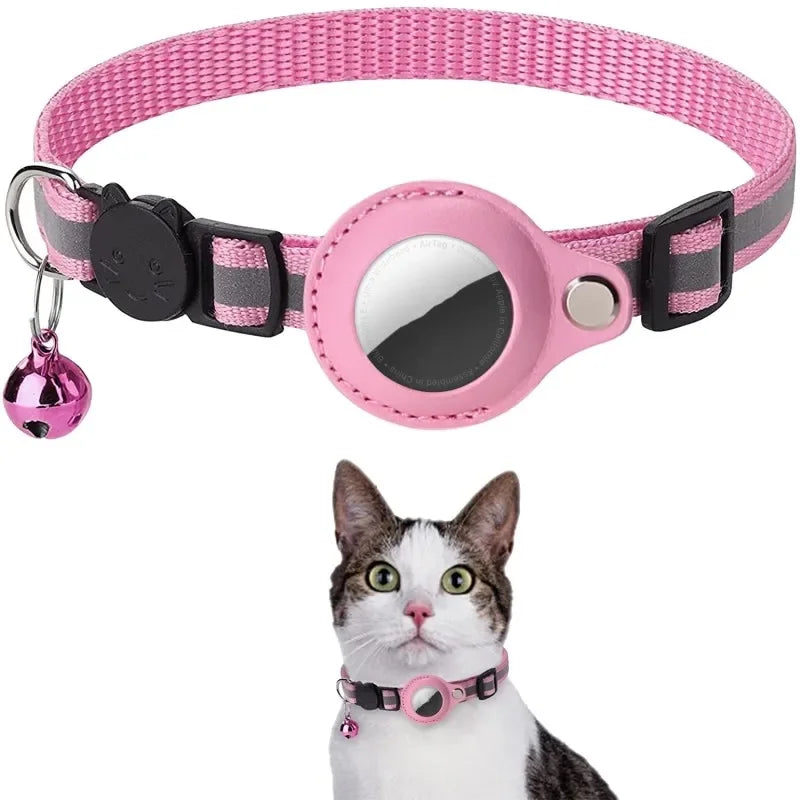 Cat GPS Tracker Collar Waterproof Anti-Lost Pet Tracker Bluetooth Locator for Pet Lightweight Smart Collar for Safe Pet Tracking