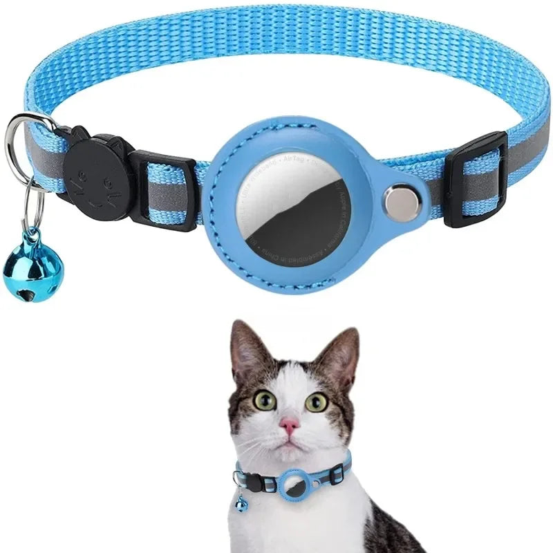 Cat GPS Tracker Collar Waterproof Anti-Lost Pet Tracker Bluetooth Locator for Pet Lightweight Smart Collar for Safe Pet Tracking