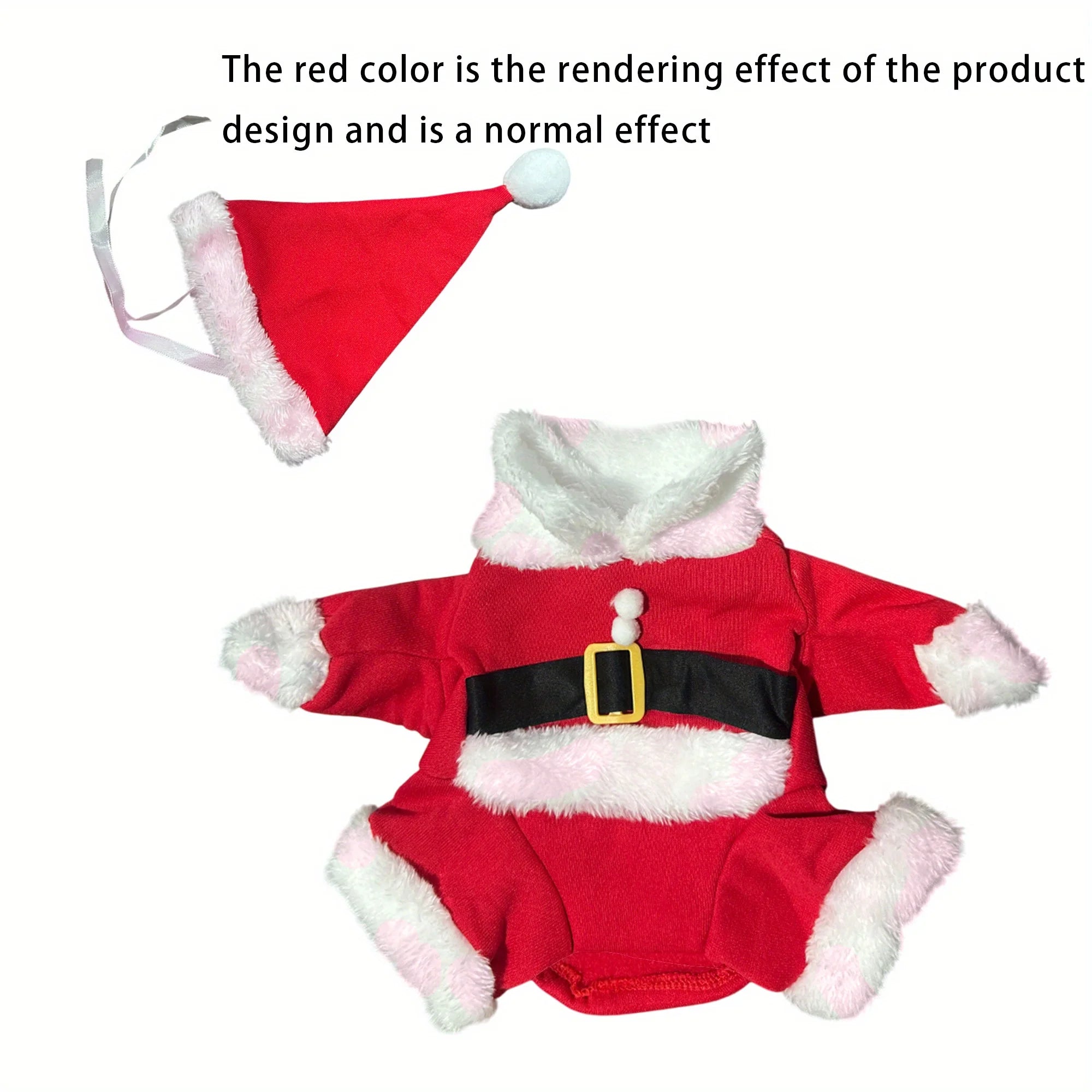 Christmas Dog Costume For Small Dogs Cat Funny Santa Claus Cosplay Clothes Puppy Jumpsuit Chihuahua Yorkshire Pet Supplies Party