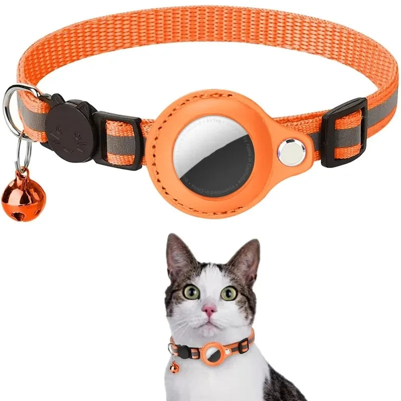 Cat GPS Tracker Collar Waterproof Anti-Lost Pet Tracker Bluetooth Locator for Pet Lightweight Smart Collar for Safe Pet Tracking